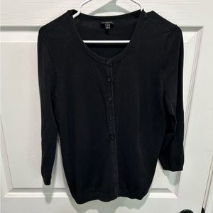 Talbots business casual cardigan. Size small. Black.
